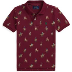 Polo Shirts Children's Clothing on sale Polo Ralph Lauren Toddler and Little Boys Equestrian-Print Cotton Mesh Shirt Multi