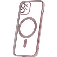 OEM iPhone 12 Skal Roséguld Chrome Mag Stilrent Skydd TheMobileStore iPhone 12 Magsafe Skal