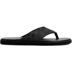 Coach Flip-Flops Coach Signature Canvas Flip Flop - Charcoal Multi