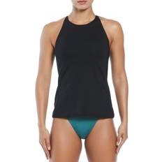 Nike Tankinis Nike Women's Lace Up High Neck Tankini, Medium, Black