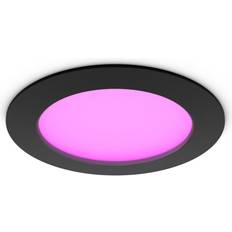 Philips hue slim Philips Hue Slim Recessed Black/White Loftplafond ∅ 17cm