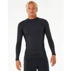 XXL Rashguards & Undertøj Rip Curl Rip Curl Herre Dawn Patrol Performance UPF Langærmet Lycravest Black Marled