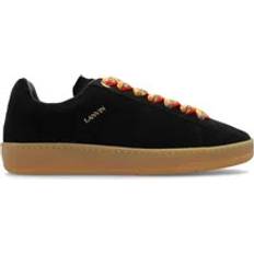 Lanvin Dam Skor Lanvin Black Suede Curb Lite Sneakers BLACK IT