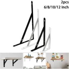 Sufanic 2 X Metal Shelf Bracket L Shape Thickened Corner Brace Shelf Angle Bracket