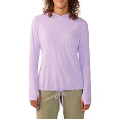 Hiking - Women Tops Mountain Hardwear Women's Crater Lake Long Sleeve Hoody - Wisteria