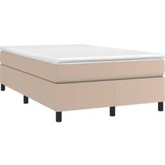 vidaXL Artificial Leather Continental Bed 120x190cm