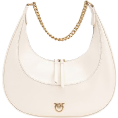 Pinko Classic Brioche Bag Hobo - Blanc Blanc/Antique