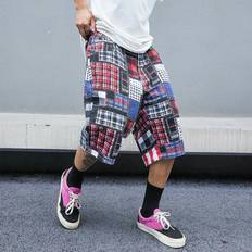 Shein Mens Designer Printed Simple Casual Shorts For Daily Wear