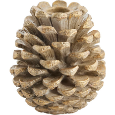 Lene Bjerre Fyrfadsstager Lene Bjerre Serafina Lysestage Kogle 10 cm Antikguld Lys Fyrfadsstage