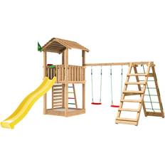 Jungle gym rutsjebane 220 Jungle Gym Playtower Cottage 2.1 with Climb Module 220 & Slide