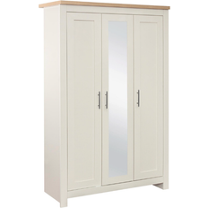 Birlea 3 Door Highgate Cream Wardrobe 111.9x180cm