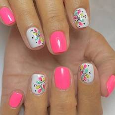 Multicolour False Nails Shein pcs Deluxe Daily