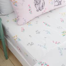 Florals Bed Sheets Catherine Lansfield Tails Ditsy Flowers Fitted Bed Sheet White