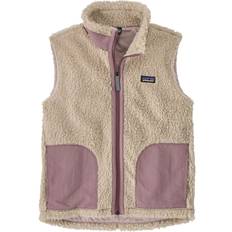 Polyester Padded Vests Children's Clothing Patagonia Retro-X Fleece Vest Kids' Natural/Stormy Mauve