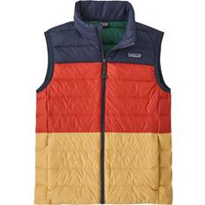 XL Gewatteerde Vesten Patagonia Kids' Down Sweater Vest - New Navy/Madder Red