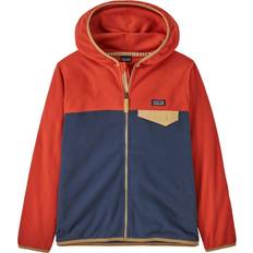 Patagonia Overtøj Børnetøj Patagonia Micro Snap-T Jacket Kids' New Navy/Madder Red