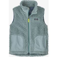 Boys Fleece Vests Children's Clothing Patagonia Retro-X Fleece Vest Thermal - Blue