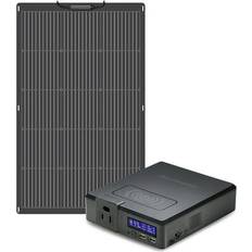 Allpowers Sold by: S200 Portable Solar Generator Kit 100W Monocrystalline Flexible Solar Panel with 200 Watt 154Wh Portable Station Solar Charger for Camping Laptop Phone [Shipping Separately]