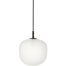Muuto Rime Black/White Pendellampa ∅ 18cm