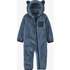 Blue Overalls Children's Clothing Patagonia Furry Friends Bunting Infants' Utility Blue, 12M