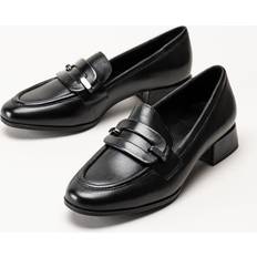 Marco Tozzi Lågskor Marco Tozzi Svarta loafers skinn Black