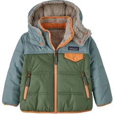 Patagonia Jackets Children's Clothing Patagonia Baby Reversible Tribbles Hoody - Terrain Green (61160)