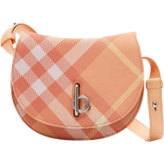 Checkered Handbags Burberry Mini Rocking Horse Bag - Peach