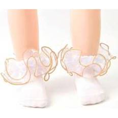 Guld Strumpor Barnkläder Shein Pair Girls Ruffle Socks Newborn/Infant/Toddler/Little Girl Big Ruffle Socks
