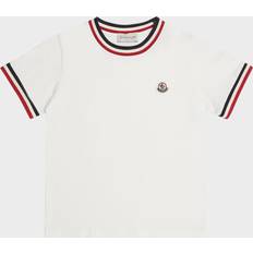 Moncler T-shirts Children's Clothing Moncler ENFANT T-shirt tricolore Blanc 14A