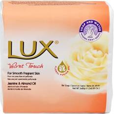 LUX 18x velvet touch soap bars with smooth almond oil