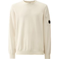 C.P. Company Uni Pulls C.P. Company Men's Crepe Crew Neck Jumper - Gauze White