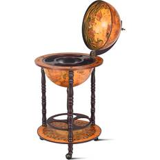 Liquor Cabinets Costway Italian Styled Globe Liquor Cabinet