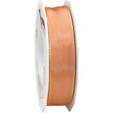 Multicoloured Gift Wrap Ribbons PRÄSENT Seidenband 4642525-123 Apricot 25 mm x 25 m 2 Stück