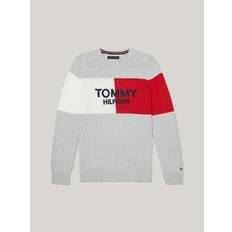 Tommy Hilfiger Boys Base Layer Tommy Hilfiger Boys' Flag Logo Sweater Grey Grey Heather