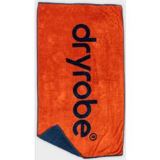 Organic Beach Towel Orange Deep Sea Blue