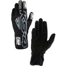 Black Motorcycle Gloves OMP KS-4 Kart Gloves Colour: Black Child
