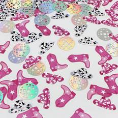 Shein pcs Western Cowgirl Table Confetti For Horse Race Party Decorations Birthday Disco Party