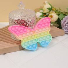 Shein 1 Stück Schmetterling geformtes Push-Pop Spielzeug, modernes Fidget Spielzeug für Zuhause, Schulmaterial