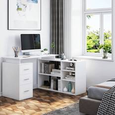 Furniture Shein Furchen With LShaped LShaped Writing Desk