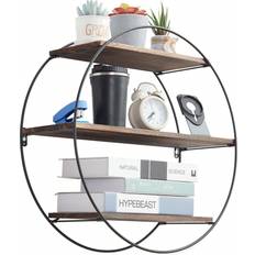 Furniture Shein Circle Floating Wall Shelf