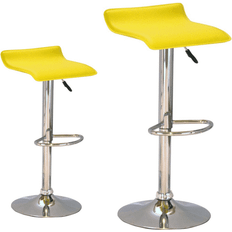 Rojo Taburetes Salford Chrome Bar Seating Stool