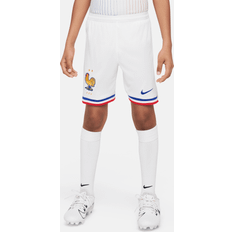 Tenues de football Nike Shorts für Kinder Heim France Dri-FIT Euro 2024 Blanc