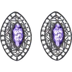 Lotus Ladies' Earrings - Silver
