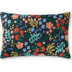 Linen Pillows Loloi Rifle Paper PRP0028 Wildwood Garden Complete Decoration Pillows Black