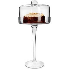 Bar@drinkstuff High Glass & Dome Tall Vintage Cake Stand