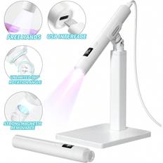 Nail Lamps Shein Pc Mini Rechargeable UV LED Nail Gel Gel