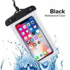 Waterproof Cases Shein Waterproof Phone Case Casual Waterproof Phone Pouch Cellphone PVC Bag For Vacation Beach Sports Bag School Supplies School Stuff For School For Studen