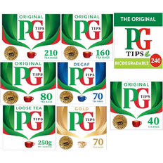 PG Tips teabags tea bags original gold tea decaf