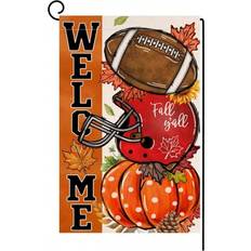 Cheap Flags Shein Welcome Fall Garden Flag Football Pumpkin Autumn