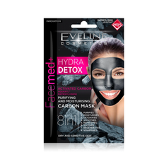 Eveline Cosmetics Facial Masks Eveline Cosmetics Hyrda Detox Purifying & Moisturizing Carbon Mask